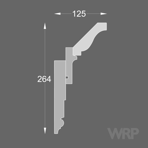 Compound moulding #C1508 + C1614
