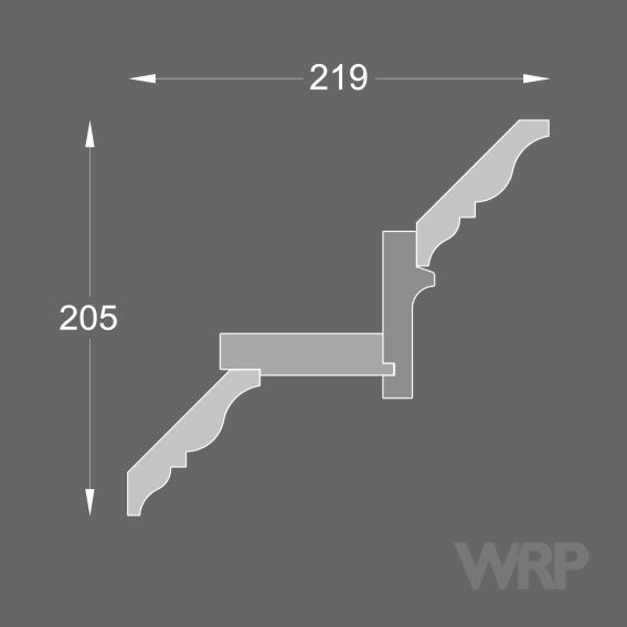 Compound moulding #C865 + C1613 + C1614