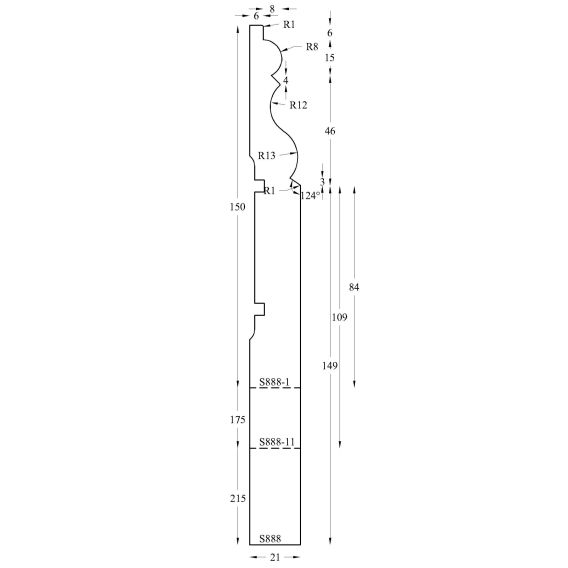 Skirtings #S888-11