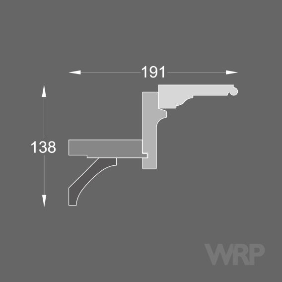 Compound moulding #A1547 + C1516