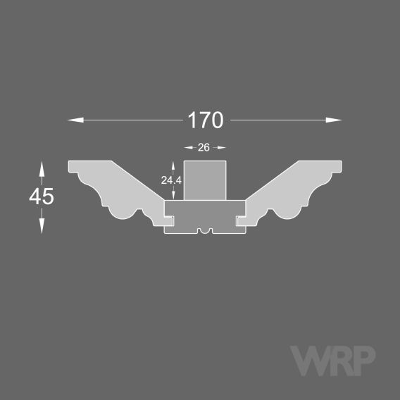 Compound moulding #B1678 + B1680
