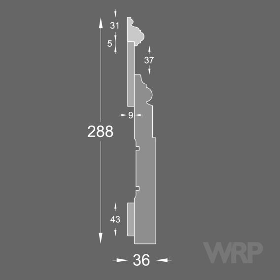 Compound moulding #S1450 + B762