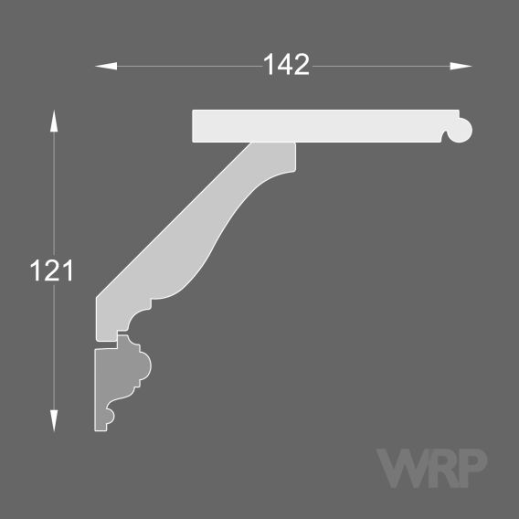 Compound moulding #A1474 + B762 + C1452
