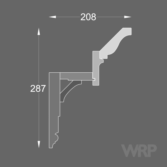 Compound moulding #C1508 + S1450