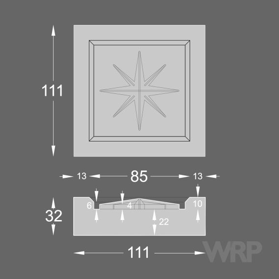 Rosette-and-plinth-blocks #ROS1665