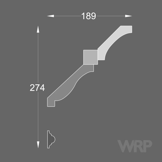Compound moulding #C1517 + C1497